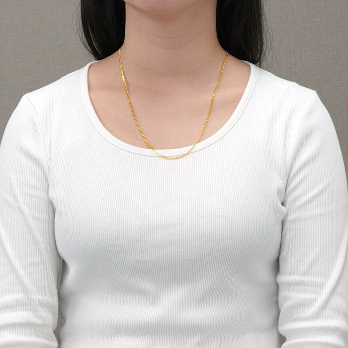 K24喜平ネックレス 着用イメージ レディースファッション アクセサリー メンズジュエリー