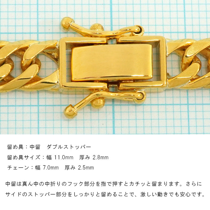 喜平 ネックレス 24金 純金 ダブル 6面 60cm 100g 造幣局検定マーク K24 ゴールド チェーン 新品
