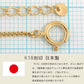 喜平 ネックレス 18金 留め具  造幣局刻印 ホールマーク K18 引き輪 アジャスター 拡大画像