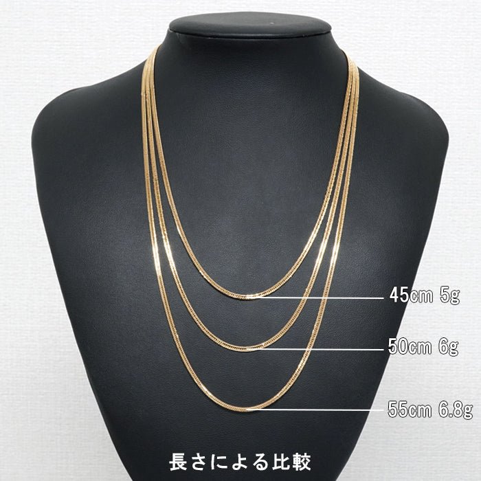 喜平 K18 ネックレス 45cm 5g トリプル12面|K24・Pt999・K18製品多数