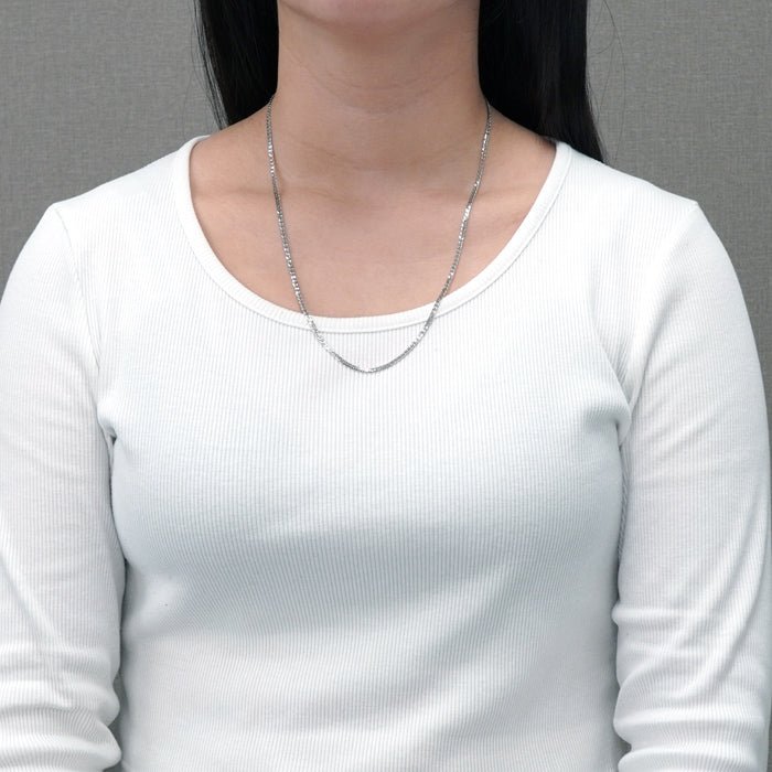 Pt1000喜平ネックレス 着用イメージ メンズファッション アクセサリー レディースジュエリー