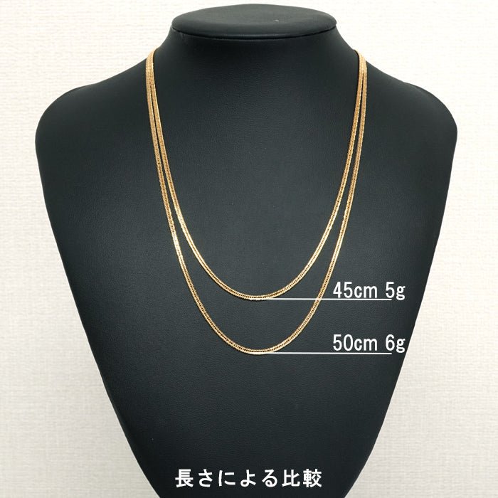 K18喜平ネックレス 45cm・5g｜18金・12面カット｜VARIOUS LUXURY公式通販
