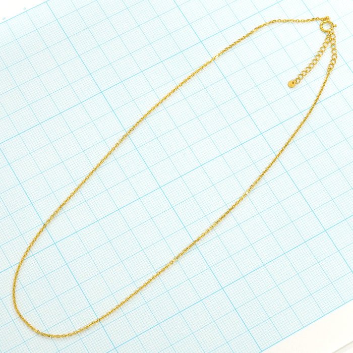 あずきチェーン ネックレス 24金 3.3g 幅1.3mm 40cm〜45cm アジャスター付き カットアズキ シャインカット 小豆  純金 K24 ゴールド チェーン 造幣局検定マーク 日本製 新品