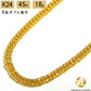 喜平 ネックレス 純金 24金 ダブル 6面 45cm 18g 造幣局検定マーク K24 ゴールド チェーン 新品